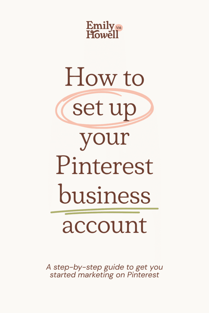 How to set up your Pinterest business account
