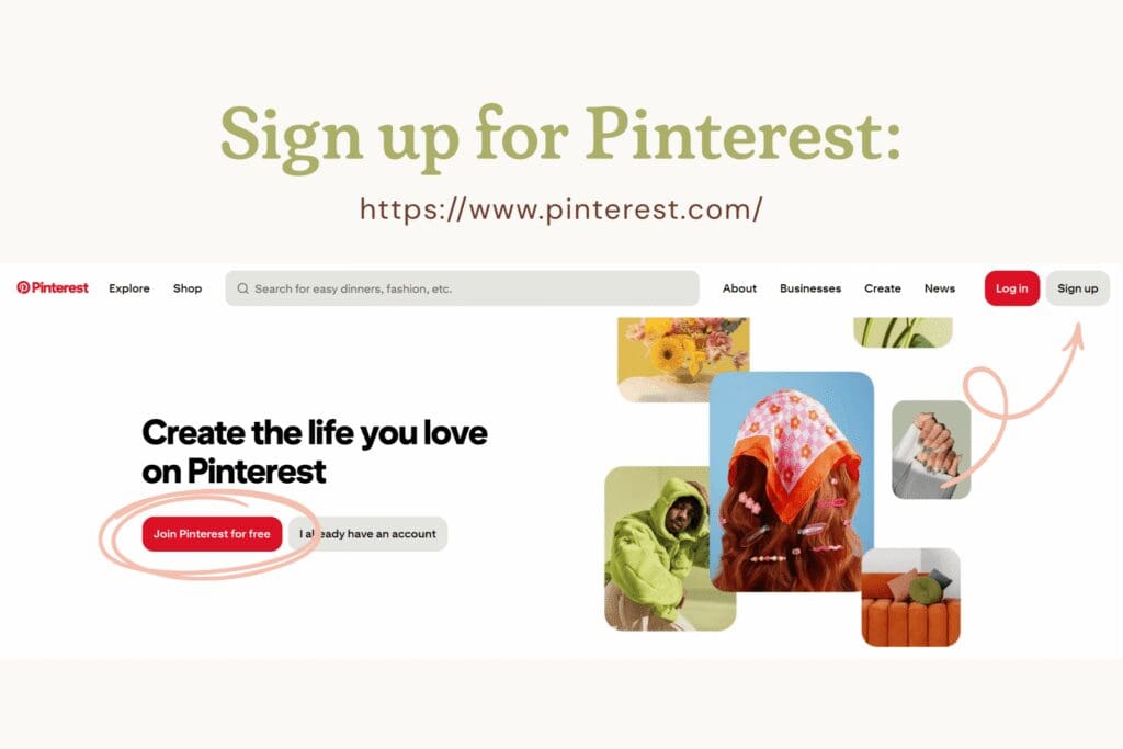 How to sign up for a Pinterest business account