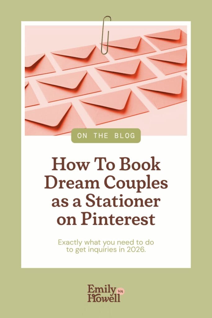 Pinterest for wedding stationers: how to book your dream couples