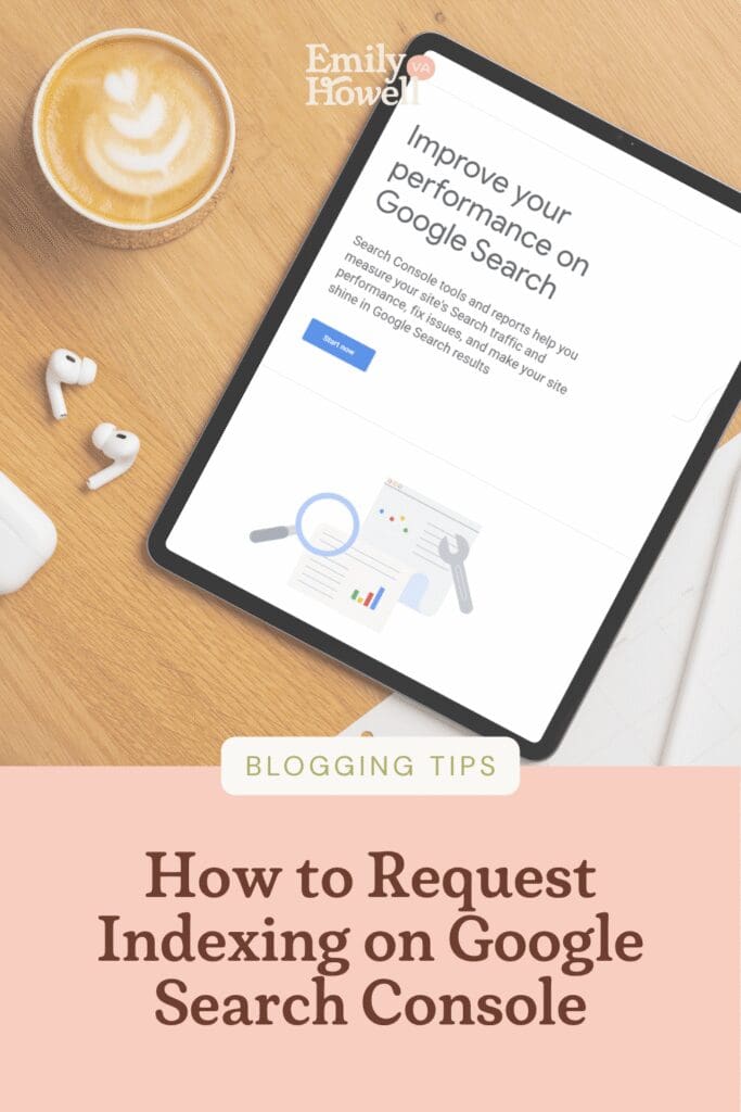 How to request indexing on Google Search Console