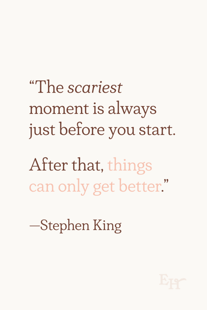 Inspirational quote for women starting a business