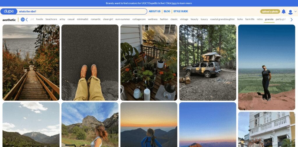 Free stock photo website for entrepreneurs: Dupe